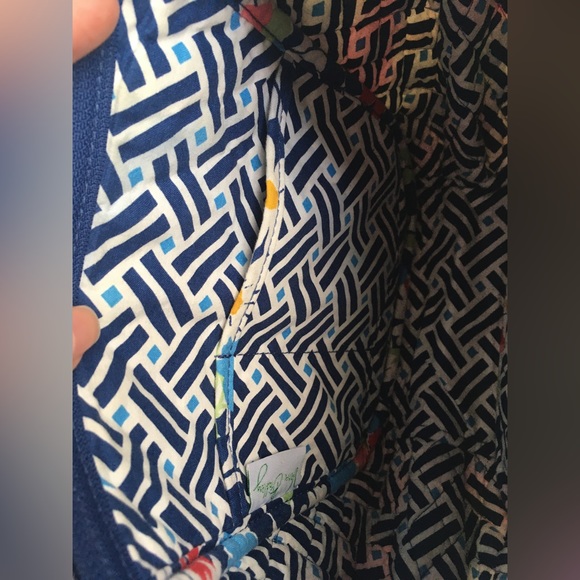 Vera Bradley Summer Cottage Pattern Crossbody Saddle Bag - Picture 13 of 13